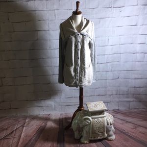 Saturday Sunday Terry Cotton Sweater Cardigan